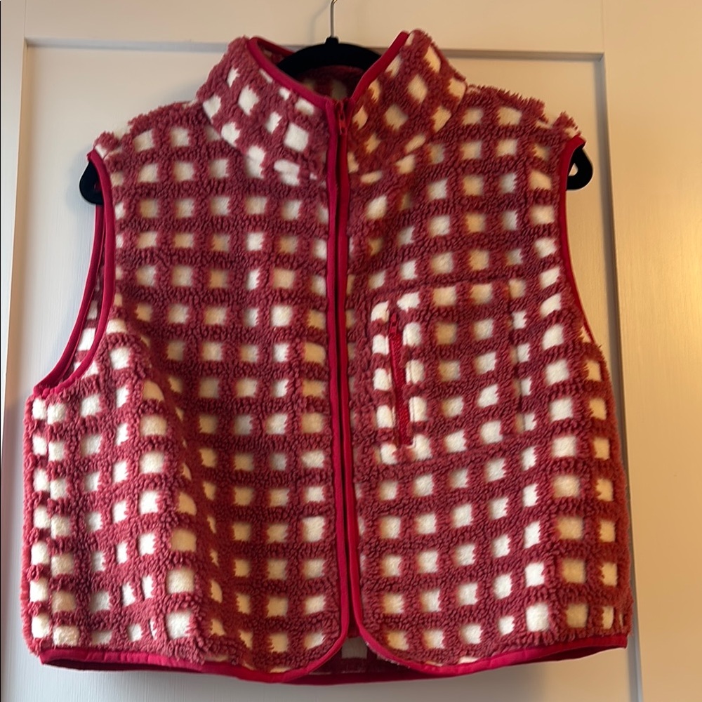 Red and White Checkered Vest